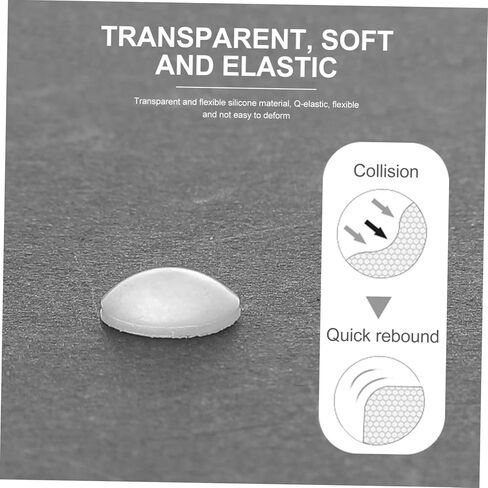 SHINEOFI Cabinet Bumpers Adhesive Door Stoppers Cuttable Adhesive Pads Felt Pads for Cabinet Doors Noise Dampening Protectors in Saudi Arabia