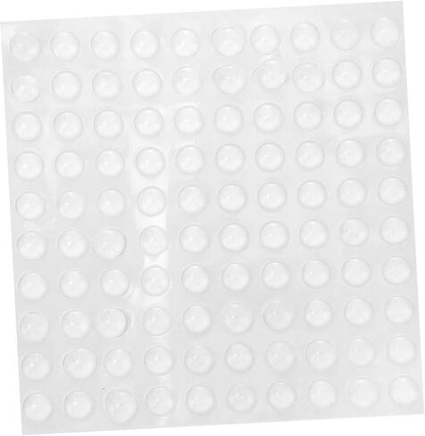 Tofficu 1Sheet Clear Silicone Adhesive Bumper Pads Self Adhesive Cabinet Door Bumpers Protect Furniture from Wear for Cabinets and Picture Frames in Saudi Arabia