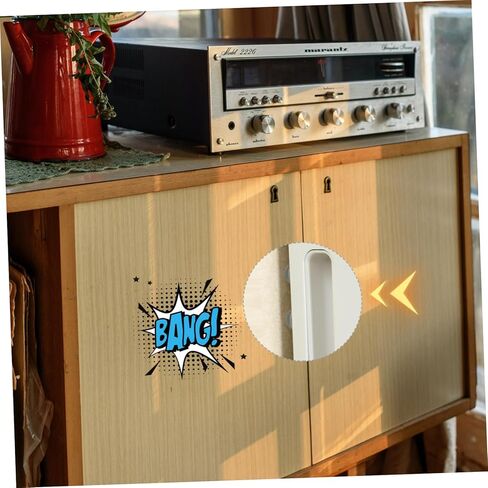Tofficu 1Sheet Clear Silicone Adhesive Bumper Pads Self Adhesive Cabinet Door Bumpers Protect Furniture from Wear for Cabinets and Picture Frames in Saudi Arabia