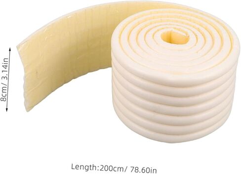 1Roll Table Corner Protector Soft Collision Edge Strips for Furniture Easy Application Safety Guards for Windowsills Beams and Corners Protection in Saudi Arabia
