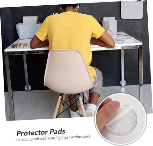 KALLORY 5Pcs Adhesive Furniture Bumpers Wall Protectors for Doors Cabinets Vases Non Slip Surface Protection Pads for Marble in Saudi Arabia