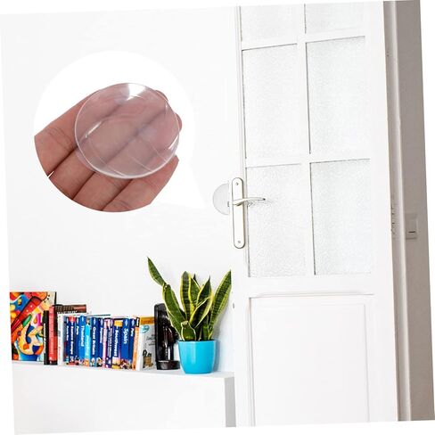 KALLORY 5Pcs Adhesive Furniture Bumpers Wall Protectors for Doors Cabinets Vases Non Slip Surface Protection Pads for Marble in Saudi Arabia