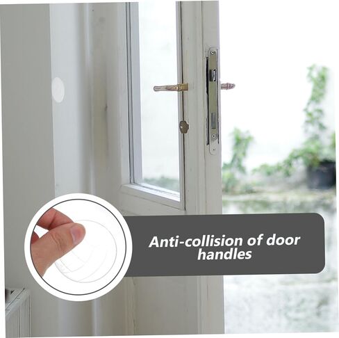KALLORY 5Pcs Adhesive Furniture Bumpers Wall Protectors for Doors Cabinets Vases Non Slip Surface Protection Pads for Marble in Saudi Arabia