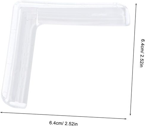 10Pcs Clear Silicone Corner Protectors Furniture Edge Guards Collision Safety Bumpers for Tables and Desks Compact Design for Safety in Saudi Arabia