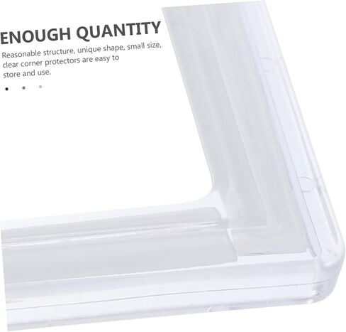 10Pcs Clear Silicone Corner Protectors Furniture Edge Guards Collision Safety Bumpers for Tables and Desks Compact Design for Safety in Saudi Arabia