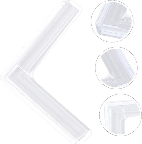 10Pcs Clear Silicone Corner Protectors Furniture Edge Guards Collision Safety Bumpers for Tables and Desks Compact Design for Safety in Saudi Arabia