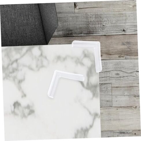 10Pcs Clear Silicone Corner Protectors Furniture Edge Guards Collision Safety Bumpers for Tables and Desks Compact Design for Safety in Saudi Arabia