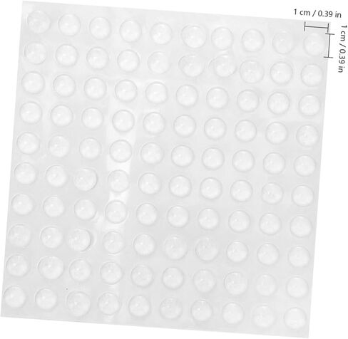 100Pcs Low Aids Self-Adhesive Cabinet Door Bumper Pads Non-Slip Bump Dots for Furniture Protection for Visually Impaired Users in Saudi Arabia