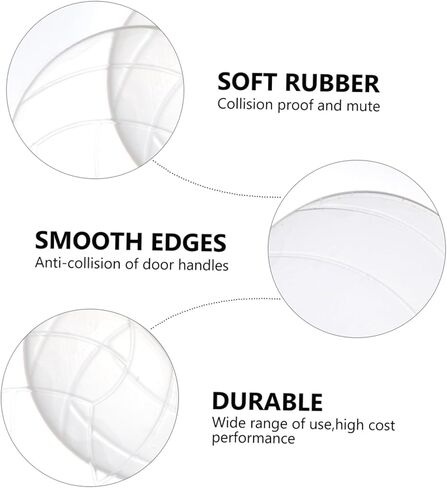 Uonlytech 5Pcs Adhesive Bumpers Self Adhesive Cushions for Cabinet Doors Furniture Protectors Non Slip Pads Wall Shield for Home and Office Use in Saudi Arabia