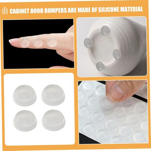 Cabinet Door Bumpers Self Adhesive Pads for Noise Dampening Easy Installation Smooth Surfaces for Cabinets and Drawers in Saudi Arabia