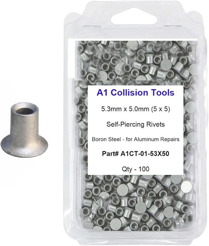 Self-Piercing Rivets (SPR), 3.3mm x 5.0mm (3x5), 100-Pack in Saudi Arabia