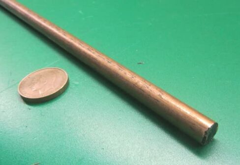 316 Bronze Round Rod .375" Diameter x 6 Foot Length 1 Pc. in Saudi Arabia