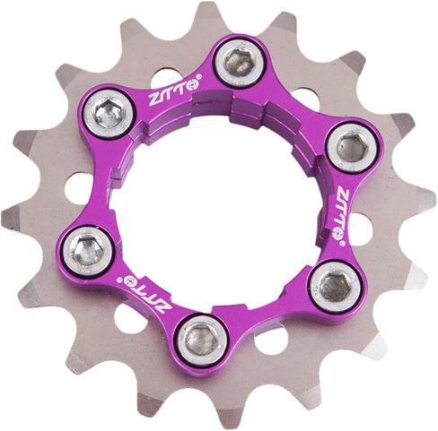 Single Speed Cassette Cog, Bike Single Speed Conversion Set, Bicycle 1 Speed Sprocket Gear for Fixed Gear, Cycling Accessory in Saudi Arabia