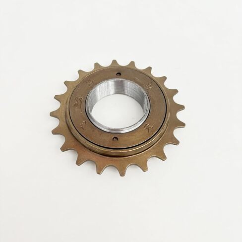 20T Bikes Freewheel, Bike Flywheel Sprocket 20 Teeth Metal Single Speed Threaded Type Freehub Replacement Part in Kuwait