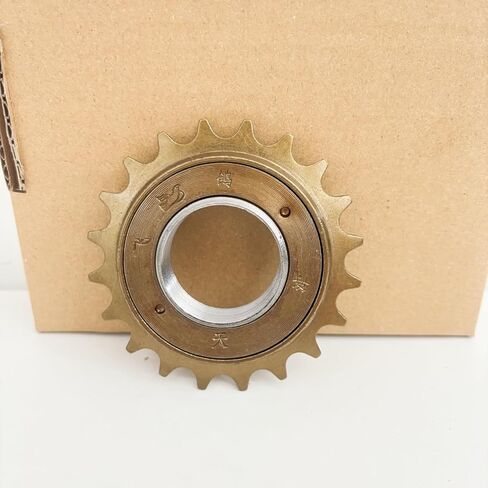20T Bikes Freewheel, Bike Flywheel Sprocket 20 Teeth Metal Single Speed Threaded Type Freehub Replacement Part in Kuwait