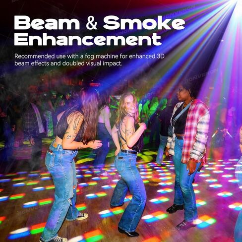 أضواء دي جي مع حامل، 7 في 1 أضواء حفلات دي جي ديسكو تعمل بالصوت وجهاز تحكم عن بعد DMX مع كرة دوارة، ستروب، الأشعة فوق البنفسجية، تأثير ملون لفرقة KTV لحفلات الزفاف مع حقيبة حمل in Kuwait