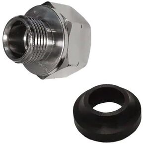 وصلة منزلق 1/2 بوصة × 3/8 بوصة تركيب محول نحاسي مطلي بالكروم in Kuwait