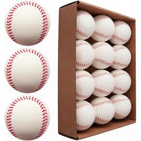 GKK 12pack آلة رمي البيسبول 9 بوصة 3.5 أوقية بو مادة الكرة للمراهقين لممارسة الضرب والميدان in Kuwait