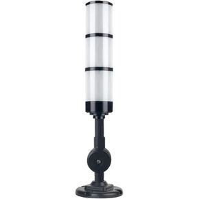 Industrial 3 Color/Stack Foldable Signal Tower Alarm Caution Light Bright 12V/24V Black Buzzer Tower Indicator Lamp for Machines(24V with Buzzer) in Saudi Arabia