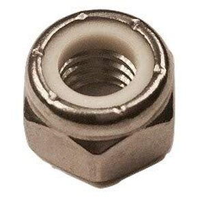 6-32 Nylon Insert Lock Nut 18-8 Stainless Steel (304) Pack of 100 in Kuwait