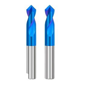 Carbide Spotting Drill 90D 2 Flute Start Location Center Bit Pilot Hole Drill for Metal Stainless Hole Drilling Tools(4x4x50L) PWIGAAHTW in Saudi Arabia