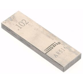 SPI Rectangle Steel Gage Block, 0.102 Inch, Grade AS-1, NIST Certified in Kuwait
