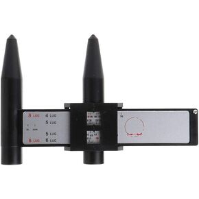 Wheel PCD Gauge PCD Caliper Ruler for Rim 4, 5, 6, 8 Holes Bolt Gauge Bolt Pattern Tool 100mm Measure to in Kuwait