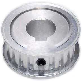 XL-18T Timing Belt Pulley With Keyway 16mm Bore 1/5" Pitch for 10mm Width Belt Aluminium Alloy Synchronous Wheel (bore/keyway: 16/5x2.3mm) in Kuwait
