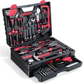 Tool Set- 412 Piece Home Repair/Auto Tool Kit, Storage Organizer with Drawers, Toolbox Storage Case for Women & Men, Perfect for Homeowner, Diyer, Handyman, DIY in Kuwait
