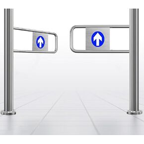 بوابة متأرجحة من SSafety، مدخل السوبر ماركت، باب أمان في اتجاه واحد، بوابة إغلاق أوتوماتيكية لمتجر المكتبة ذات المناظر الطبيعية الخلابة (140 سم) in Kuwait