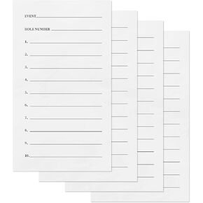 50 Sheets Cards, Closest to The Pin Marker Cards, Golf Metal Proximity Marker Paper in Kuwait