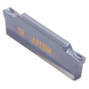 ATD303-TS AP330M Groove Turning Inserts 3mm Wide 0.776" OAL 0.012" rad for All Types of Stainless Steel with a General Purpose chipbreaker, Size 3 in Kuwait
