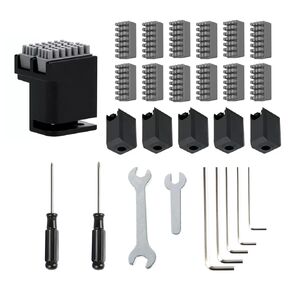 مجموعة ممسحة فوهة الطابعة ثلاثية الأبعاد لمختبر بامبو P1P/P1S/X1/X1C/X1E، ملحقات الطباعة ثلاثية الأبعاد تتضمن فرشاة فوهة، جورب سيليكون، مفتاح ألين، مفك براغي، مفتاح ربط، أداة صيانة مشتركة in Kuwait