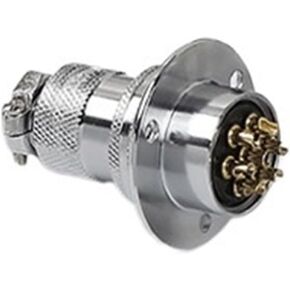 Aviation and socket GX/DF25-4/5/6/core 7-pin reverse round flange male female connector(DF25 7 core male female socket) in Kuwait