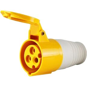 110V-130V Industrial and Socket Connector 4h Three-core 32A Male and Female Butt(Connector nylon) in Kuwait