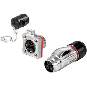 Aviation BD20 metal straight 2-14 core reverse mount solar automation industrial connector(3 core) in Kuwait