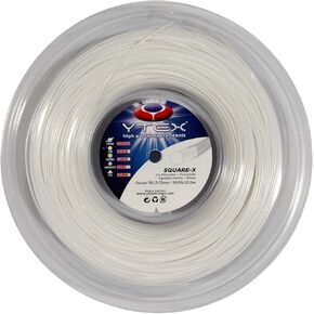 YTEX Square-X White Tennis Racquet String - Set and Reel (16L) in Kuwait