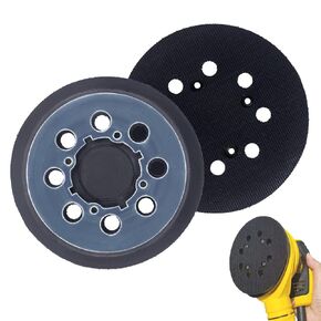 4 Packs 5 inch 8 Hole Hook and Loop Replacement Sanding Pad for DeWalt DWE64233 & N329079 Compatible with DWE6423/6423K, DWE6421/6421K, DWE6421-B2, DWE6421-B3, DWE6421-BR, DCW210B (4 Packs) in Saudi Arabia