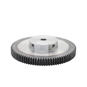 ترس ترس محرك فولاذي شديد التحمل 1 متر 15 أسنان محرك حفز ترس فولاذ منخفض الكربون لجزء النقل (10 مم) in Kuwait