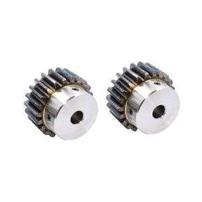 ترس ترس محرك فولاذي شديد التحمل 1.5 متر 15T-28T ترس ترس ترس تتحمل 6 مم موديل .5 محرك مع خطوة OD 21 مم -45 مم فولاذ كربوني (15 سنًا) in Kuwait