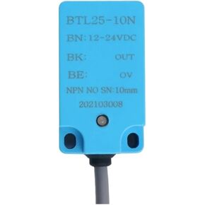 IP68 NPN/PNP 3 سلك 8 مم 10 مم 1000 هرتز مفتاح القرب التلقائي السريع 25 × 25 مستشعر القرب الحثي BTL25 (Pnp No، 10 مم (غير متدفق)) in Saudi Arabia