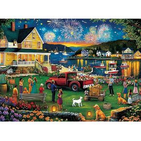 300 قطعة للألغاز للبالغين ، ألغاز المناظر الطبيعية للطبيعة الجميلة للبالغين كبار السن ، والكرتون المعاد تدويره فريدة من نوعها الألغاز 300 قطعة ، تحدي لعبة العائلة هدية رائعة لأصدقاء العائلة ، 20.5x15 في in Kuwait