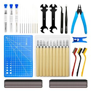 مجموعة أدوات تنظيف فوهة الطابعة ثلاثية الأبعاد، 42 قطعة، 0.15/0.20/0.25/0.30/0.35/0.4/0.5/0.6/0.8 مم إبر تنظيف الفوهات، فرشاة تنظيف هوتند للطابعة ثلاثية الأبعاد مع حقيبة أدوات، لمختبر بامبو، Ender3/Kobra in Kuwait