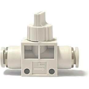 10 قطعة تركيبات هوائية صمام تبديل يدوي HVFF-04-06-08-10-12 موصل خرطوم صمام يدوي (HVFF4(10 قطعة)) in Kuwait