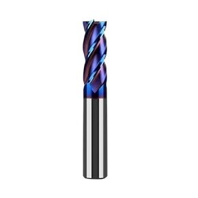 Carbide Flat End Mill Tungsten Cutter 4 Flute Metal Steel Machining Tool Square Router Bit HRC55(6x6x38x150,BL2060) in Saudi Arabia
