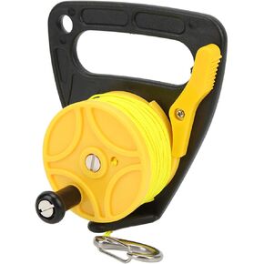 Changor Diving Reel with Thumb Stopper, 46M Nylon Line Snorkeling Scuba Diving Reel Spool, Underwater Fishing for Water Sports in Kuwait