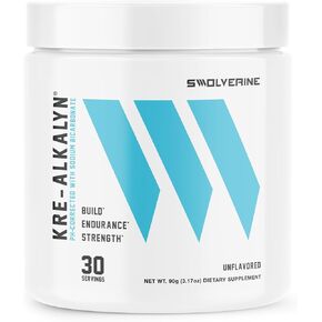 مسحوق كرياتين سولفيرين كري-ألكالين - كرياتين مخفف لدرجة الحموضة مع بيكربونات الصوديوم، بدون مرحلة تحميل، يدعم القوة والأداء عالي الكثافة، 30 وجبة، بدون نكهة in Kuwait