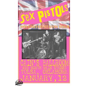 SEX PISTOLS REPLICA CAIN'S BALLROOM 1978 CONCERT POSTER in Kuwait