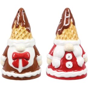 Young's Inc. Ceramic Salt and Pepper Shaker Set - Cute Kitchen Table Accessories and Decor - Farmhouse in Kuwait