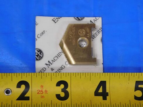 1PC New AMEC 1 5/32" 1020T-0105 Series AA TiN Carbide Spade Drill Insert HP - JH2463CN2 in Saudi Arabia